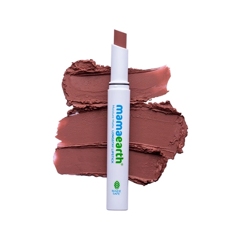 Moisture Matte Longstay Lipstick with Avocado Oil & Vitamin E for 12 Hour Long Stay-01- 2 g-EspressoBrown
